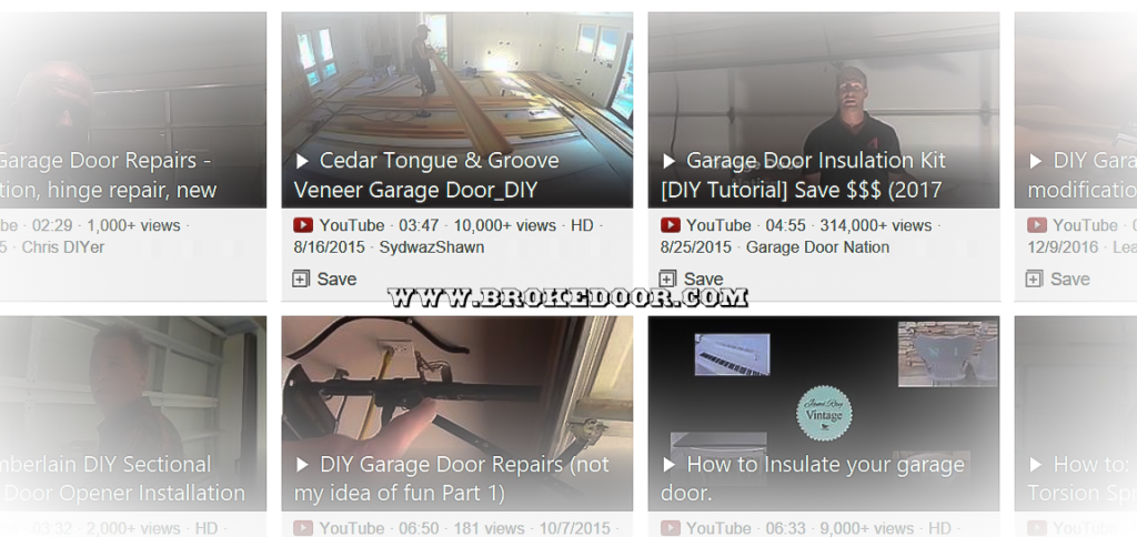 DIY Garage Door Projects